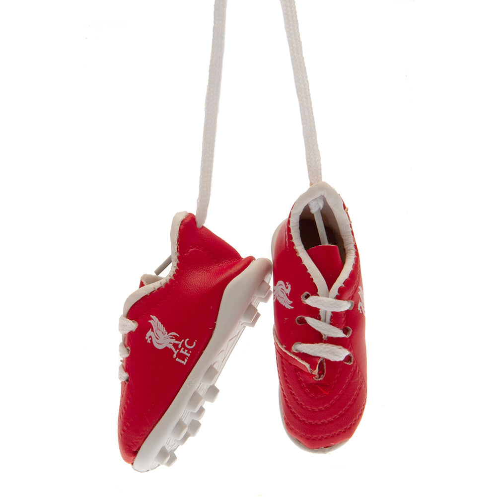 Liverpool FC Red & White Mini Football Boots - Shop Car Accessories At Gift Moments - 1
