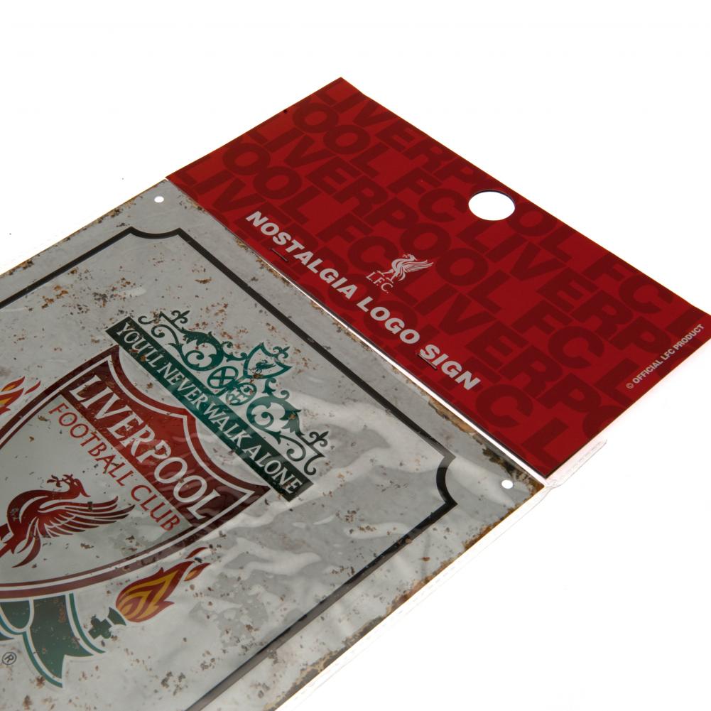Liverpool FC Retro Logo Sign - Shop Signs & Plaques At Gift Moments - 3