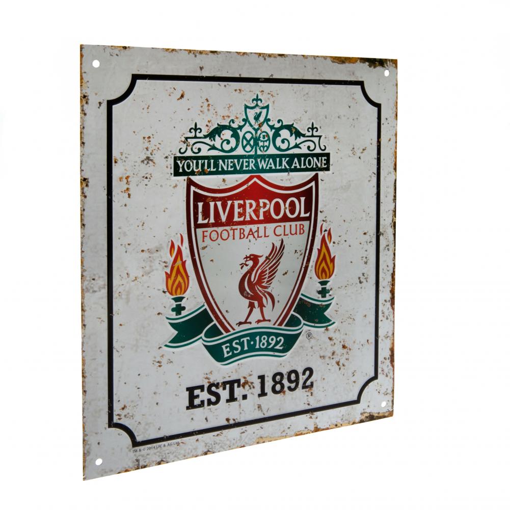 Liverpool FC Retro Logo Sign - Shop Signs & Plaques At Gift Moments - 2