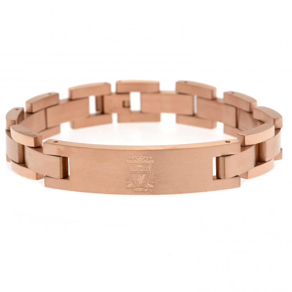 Liverpool FC Rose Gold Plated Bracelet - Shop Jewellery At Gift Moments - 1