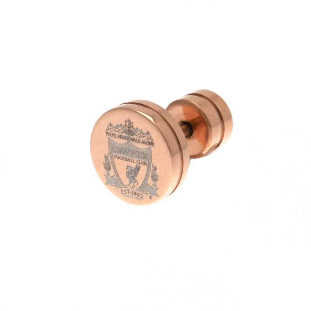 Liverpool FC Rose Gold Plated Earring - Shop Jewellery At Gift Moments - 1