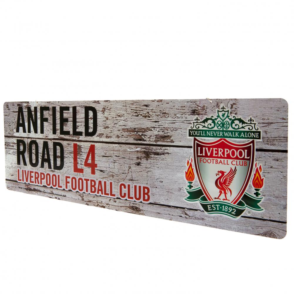 Liverpool FC Rustic Garden Sign - Shop Signs & Plaques At Gift Moments - 2