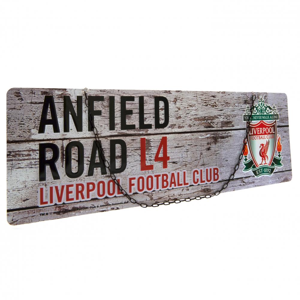 Liverpool FC Rustic Garden Sign - Shop Signs & Plaques At Gift Moments - 3