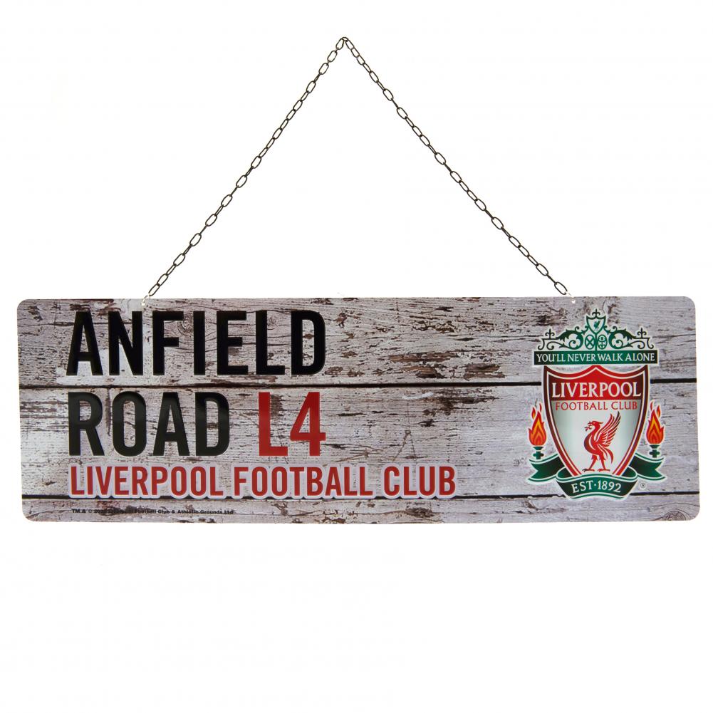 Liverpool FC Rustic Garden Sign - Shop Signs & Plaques At Gift Moments - 1