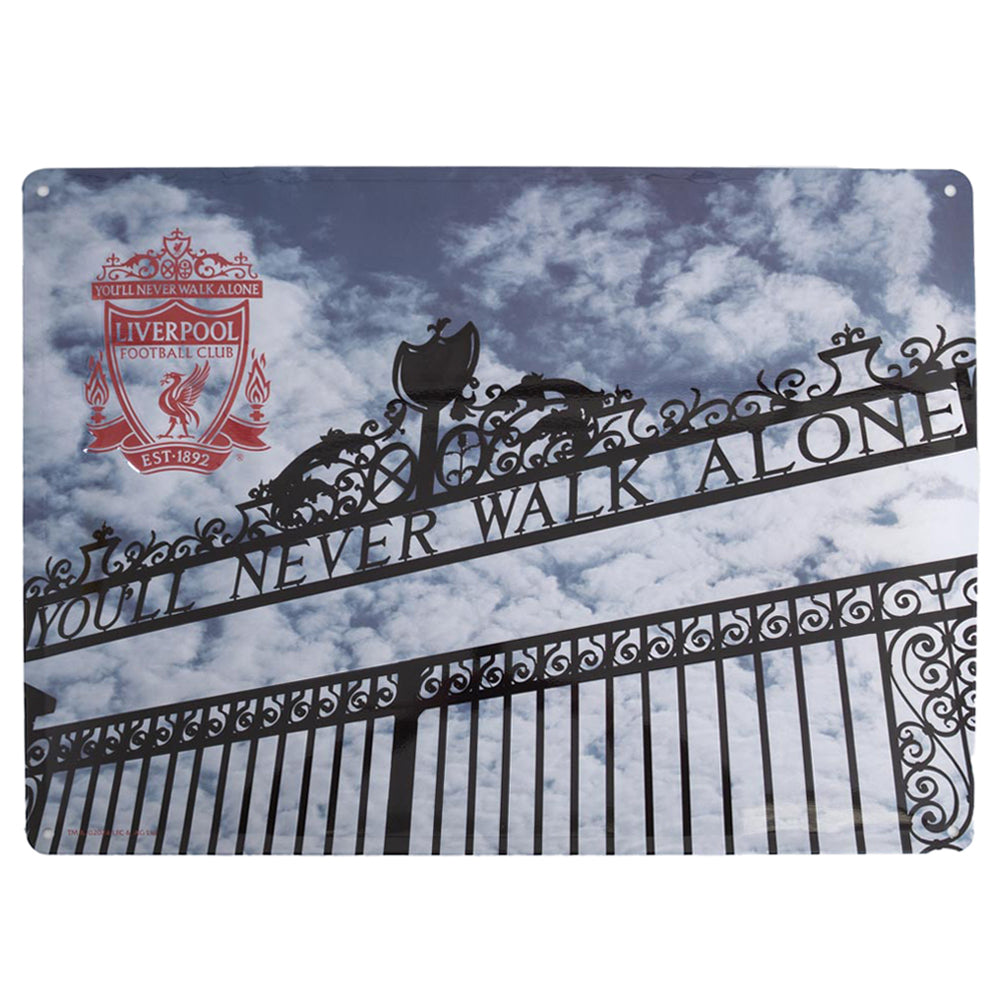 Liverpool FC Shankly Gates Large Sign - Shop Signs & Plaques At Gift Moments - 1