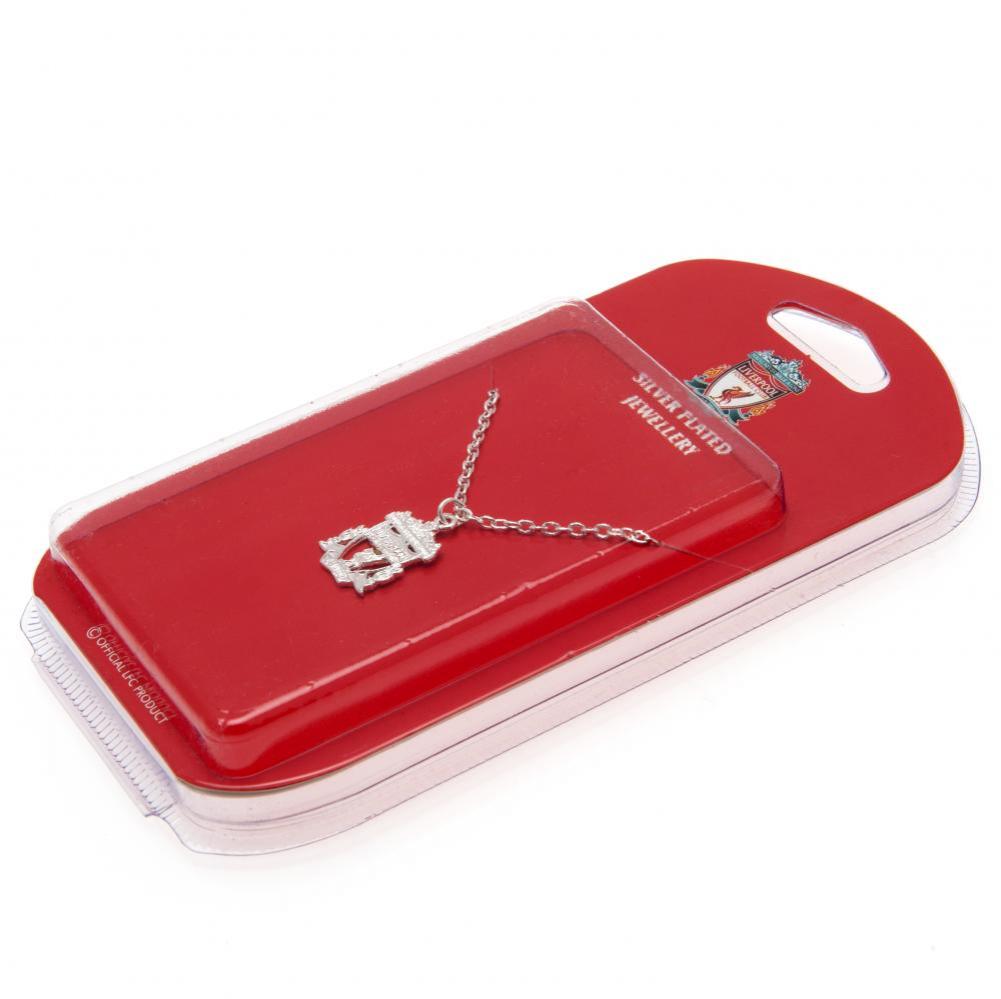 Liverpool FC Silver Plated Pendant & Chain CR - Shop Jewellery At Gift Moments - 3