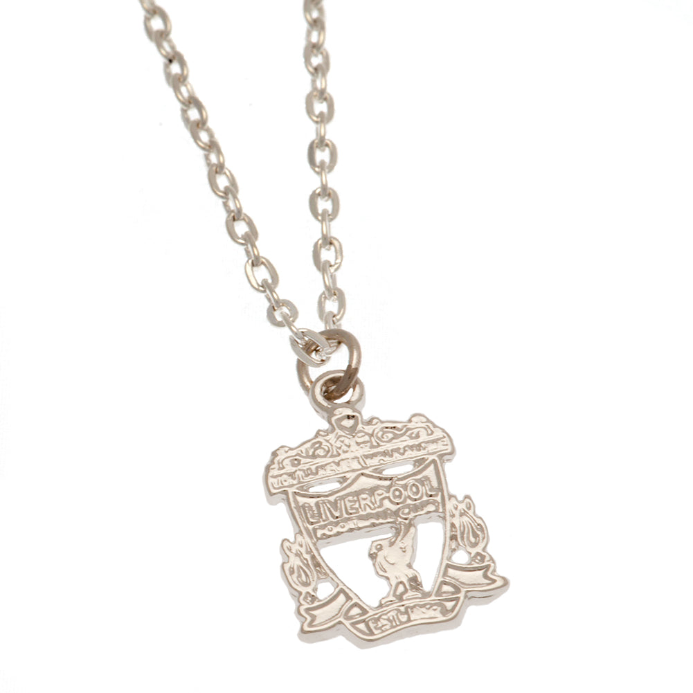 Liverpool FC Silver Plated Pendant & Chain CR - Shop Jewellery At Gift Moments - 1