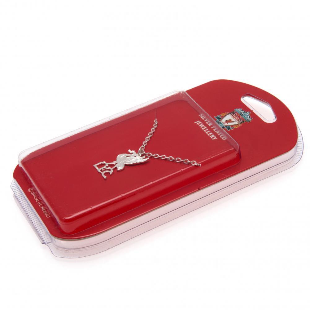 Liverpool FC Silver Plated Pendant & Chain LB - Shop Jewellery At Gift Moments - 1