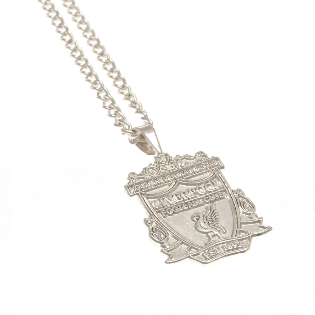 Liverpool FC Silver Plated Pendant & Chain XL - Shop Jewellery At Gift Moments - 2