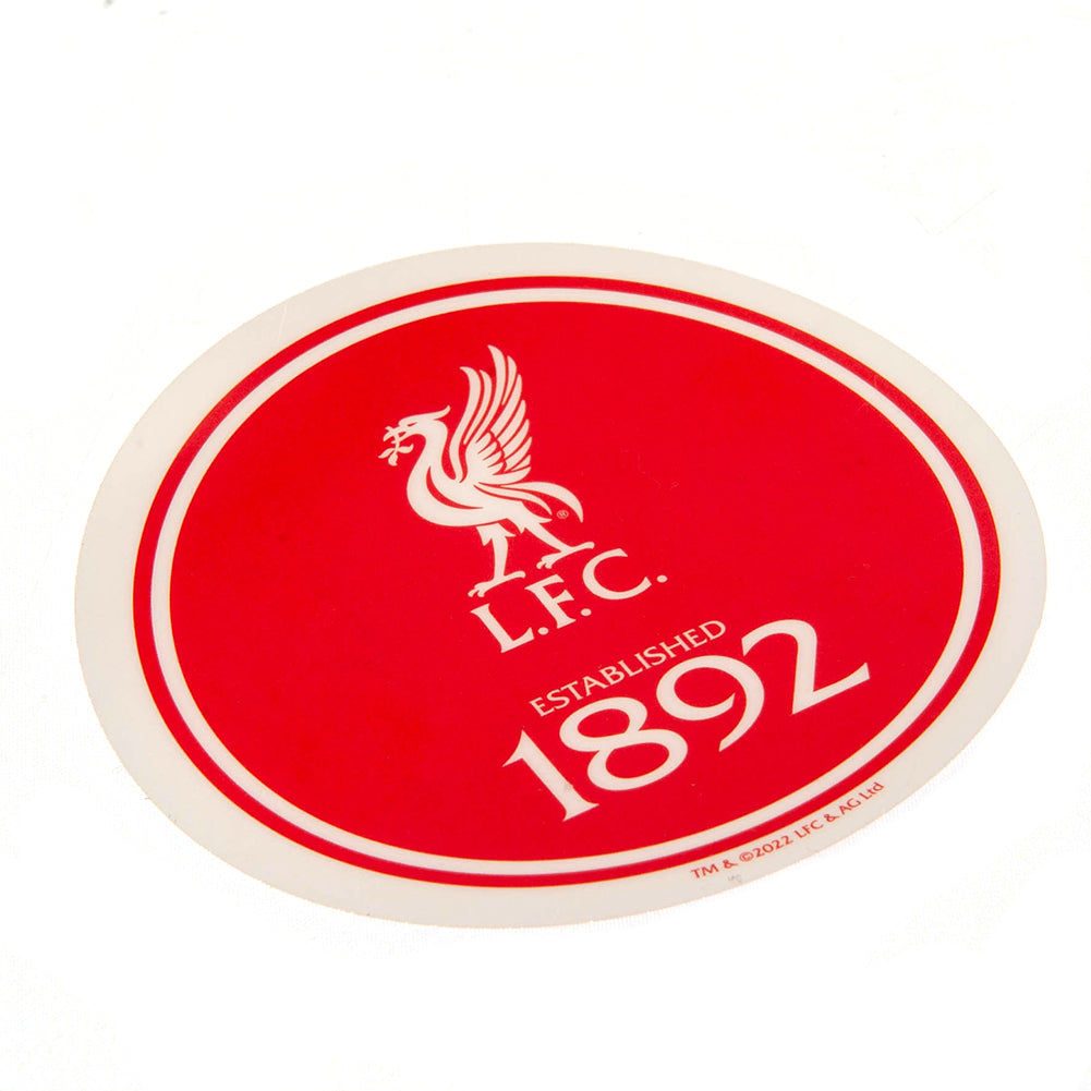Liverpool FC Established Car Sticker - Shop Car Accessories At Gift Moments - 2