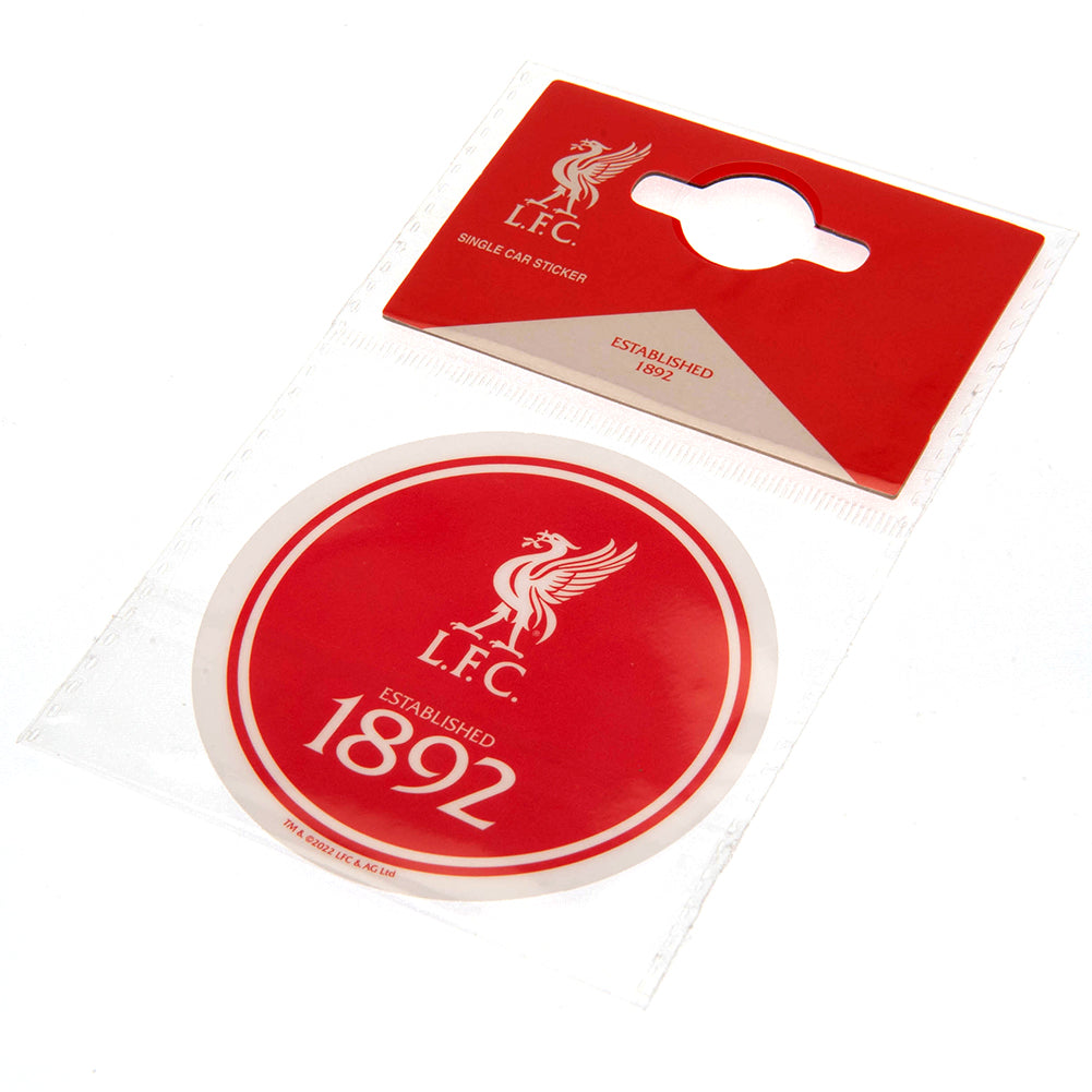 Liverpool FC Established Car Sticker - Shop Car Accessories At Gift Moments - 3