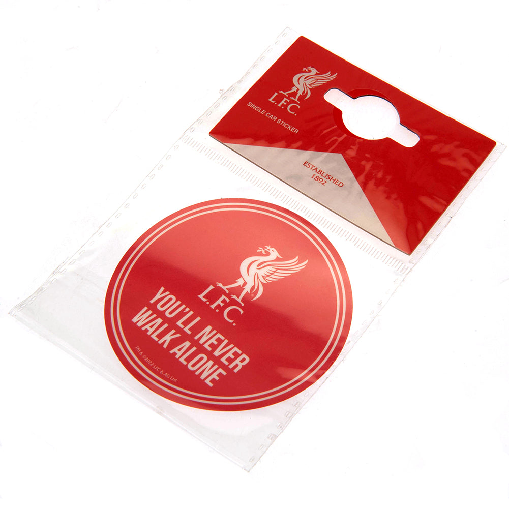 Liverpool FC YNWA Car Sticker - Shop Car Accessories At Gift Moments - 3