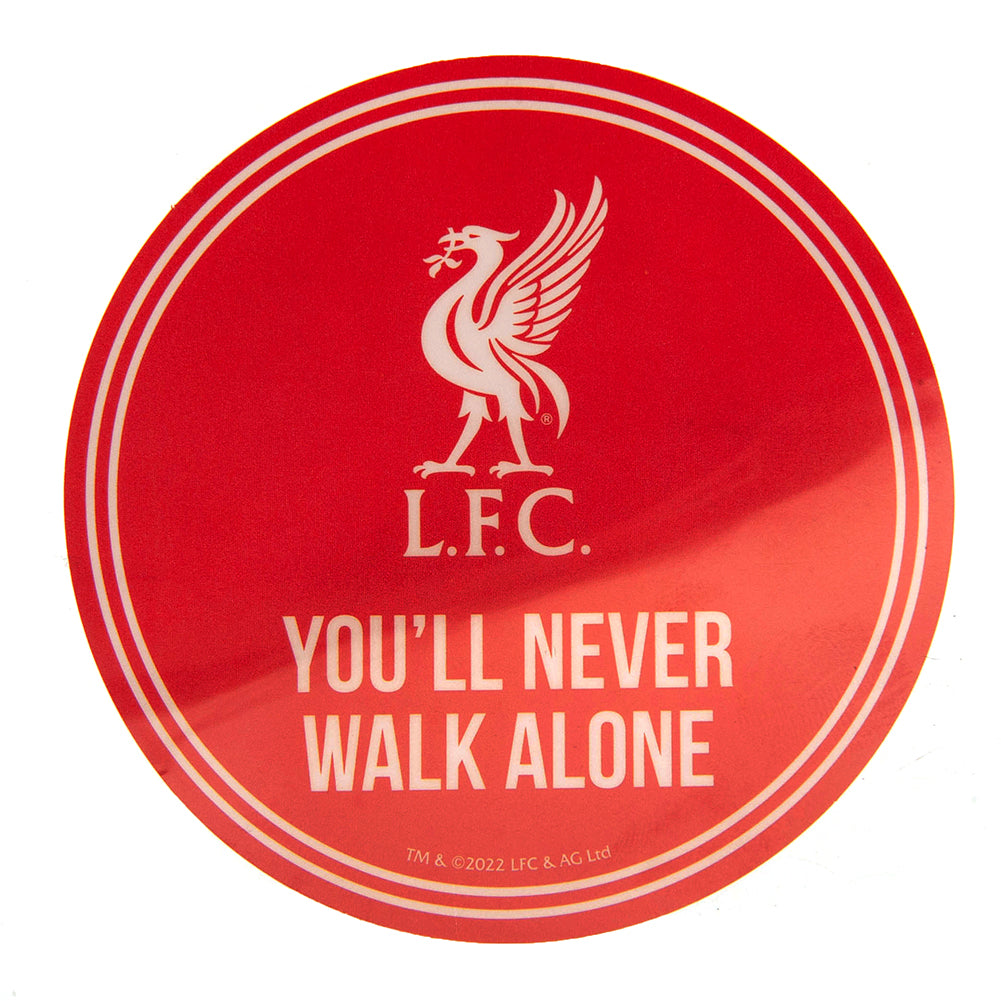 Liverpool FC YNWA Car Sticker - Shop Car Accessories At Gift Moments - 1