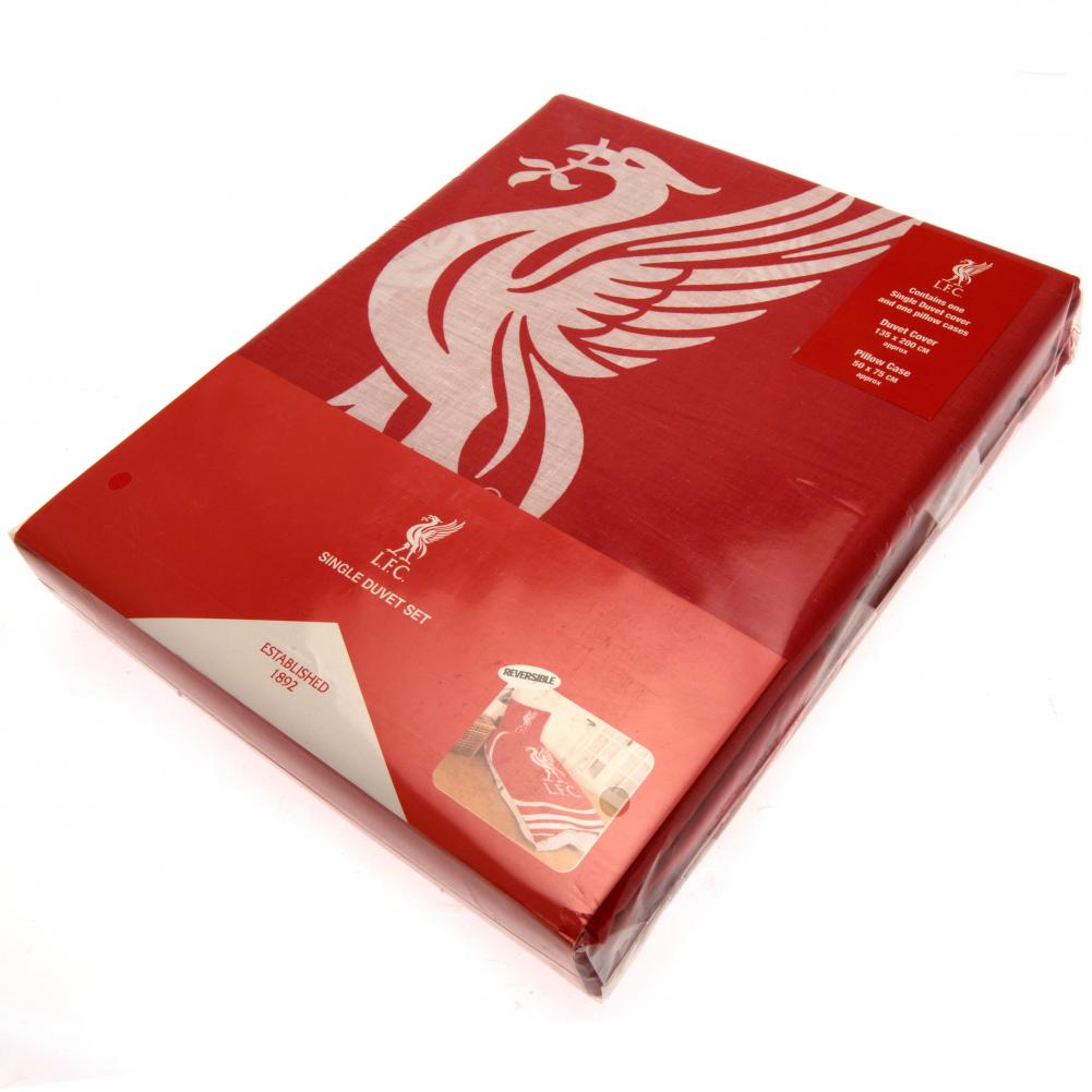 Liverpool FC Pulse Single Duvet Set - Shop Bedroom At Gift Moments - 3