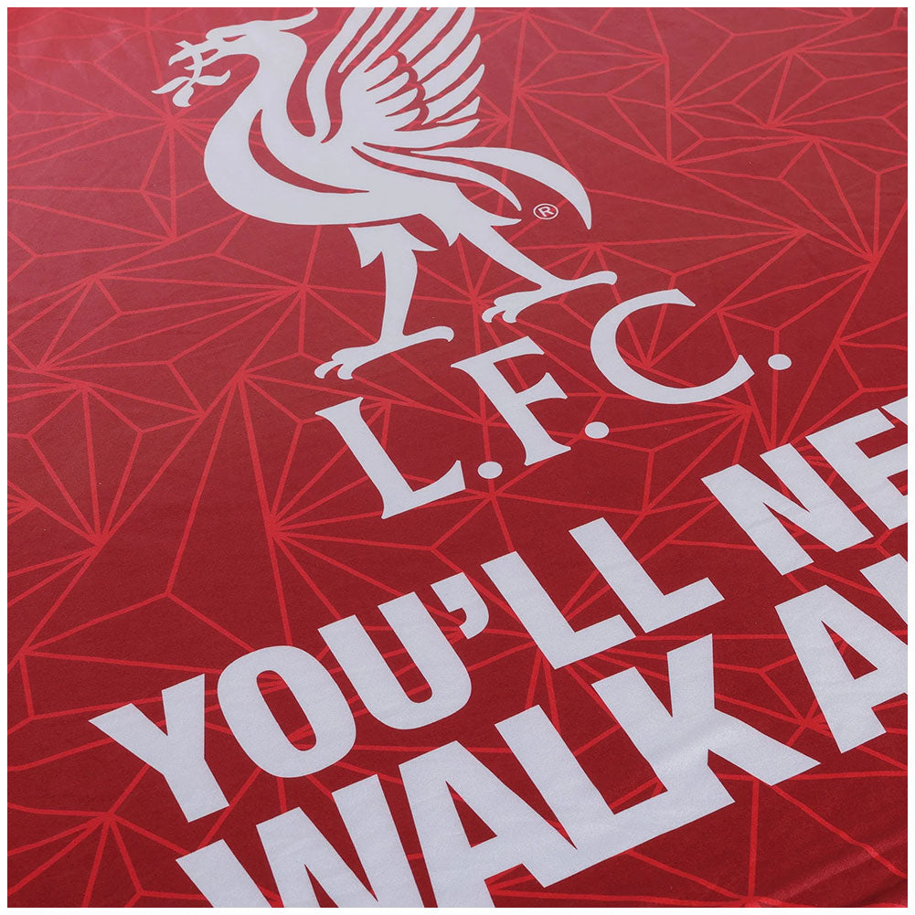 Liverpool FC Slogan Sherpa Fleece Blanket: 2 - Blankets By Liverpool