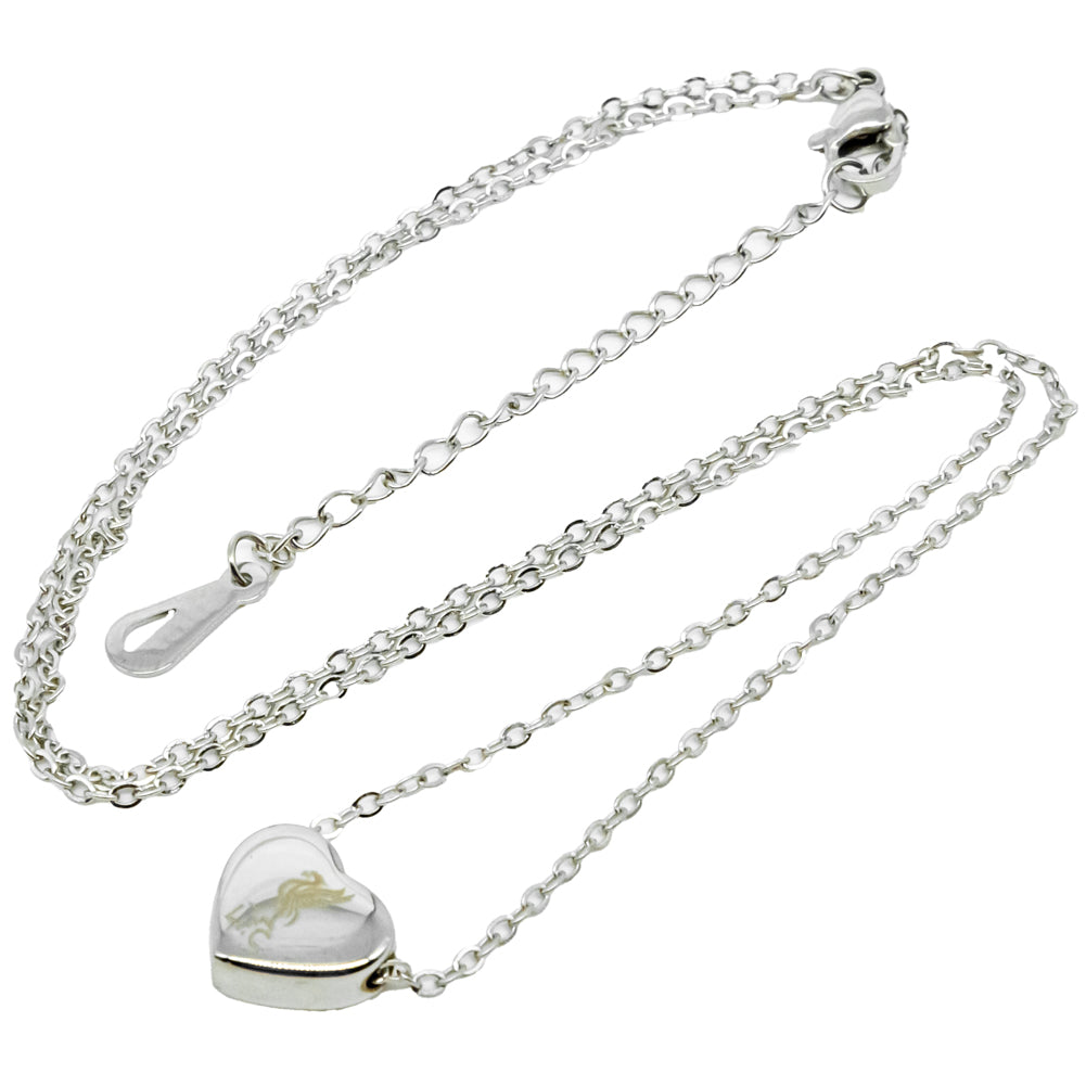 Liverpool FC Stainless Steel Heart Necklace - Shop Jewellery At Gift Moments - 3