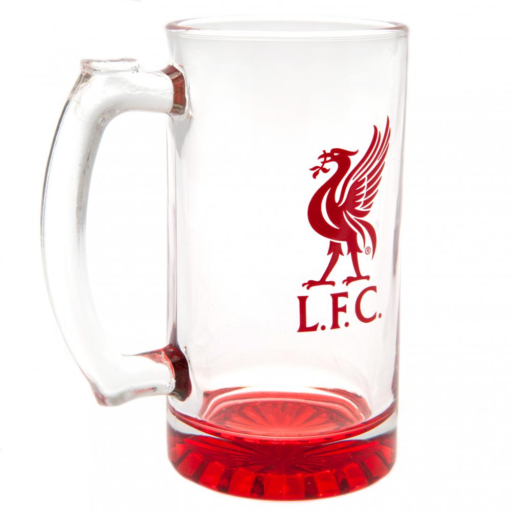 Liverpool FC Stein Glass Tankard - Shop Glassware At Gift Moments - 2