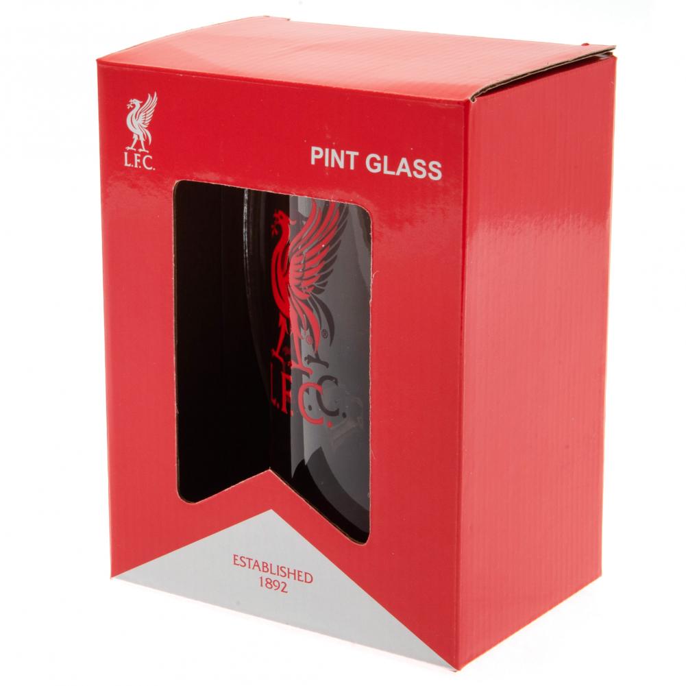 Liverpool FC Stein Glass Tankard - Shop Glassware At Gift Moments - 3