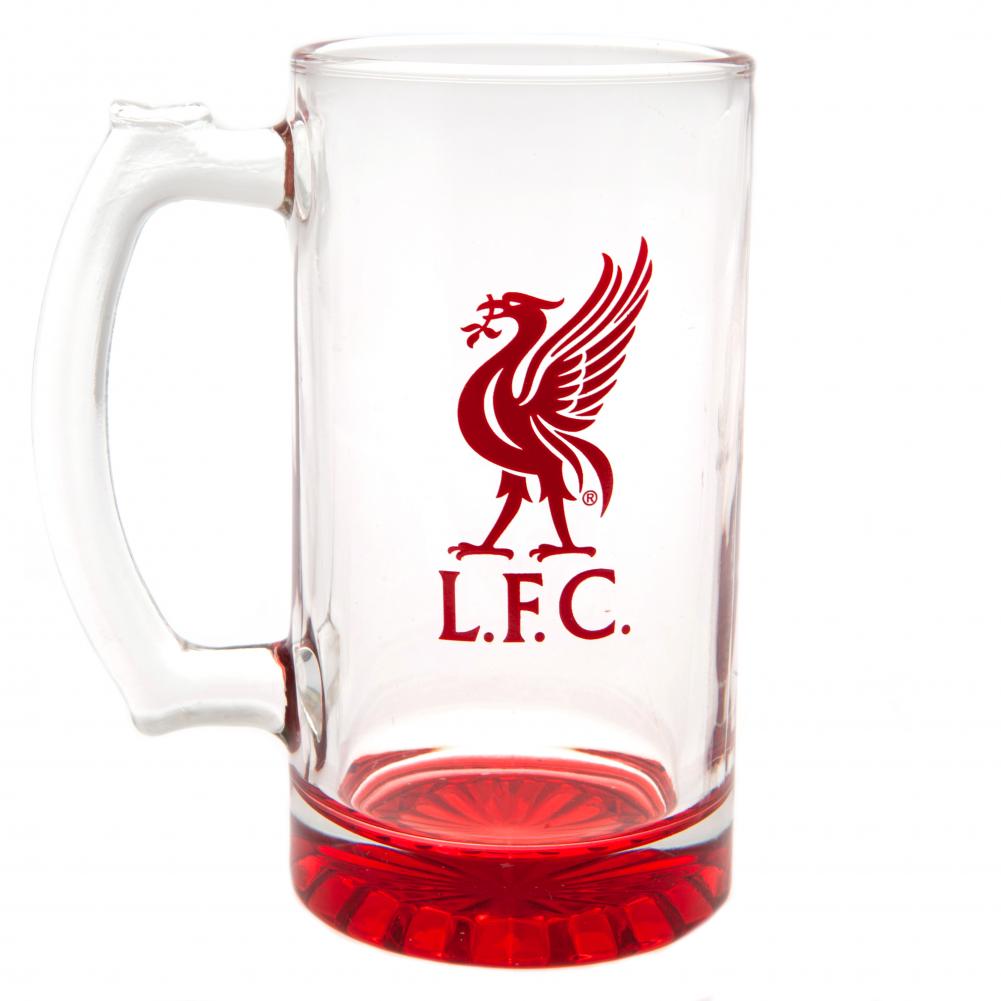 Liverpool FC Stein Glass Tankard - Shop Glassware At Gift Moments - 1