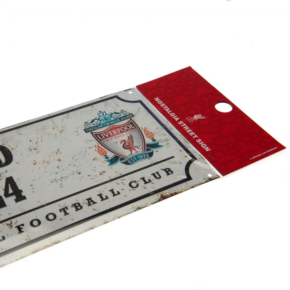 Liverpool FC Retro Street Sign - Shop Signs & Plaques At Gift Moments - 3