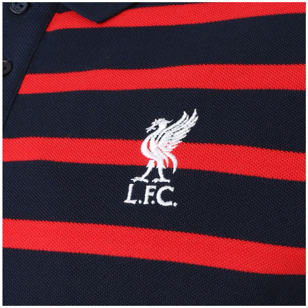 Liverpool FC Stripe Polo Mens Small: 2 - Clothing By Liverpool