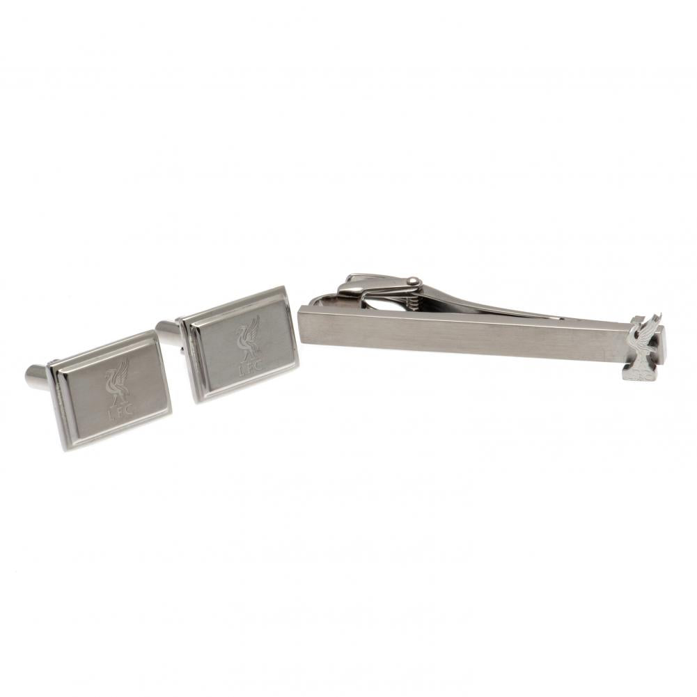Liverpool FC Tie Slide & Cufflink Set - Shop Cufflinks & Tie Slides At Gift Moments - 2