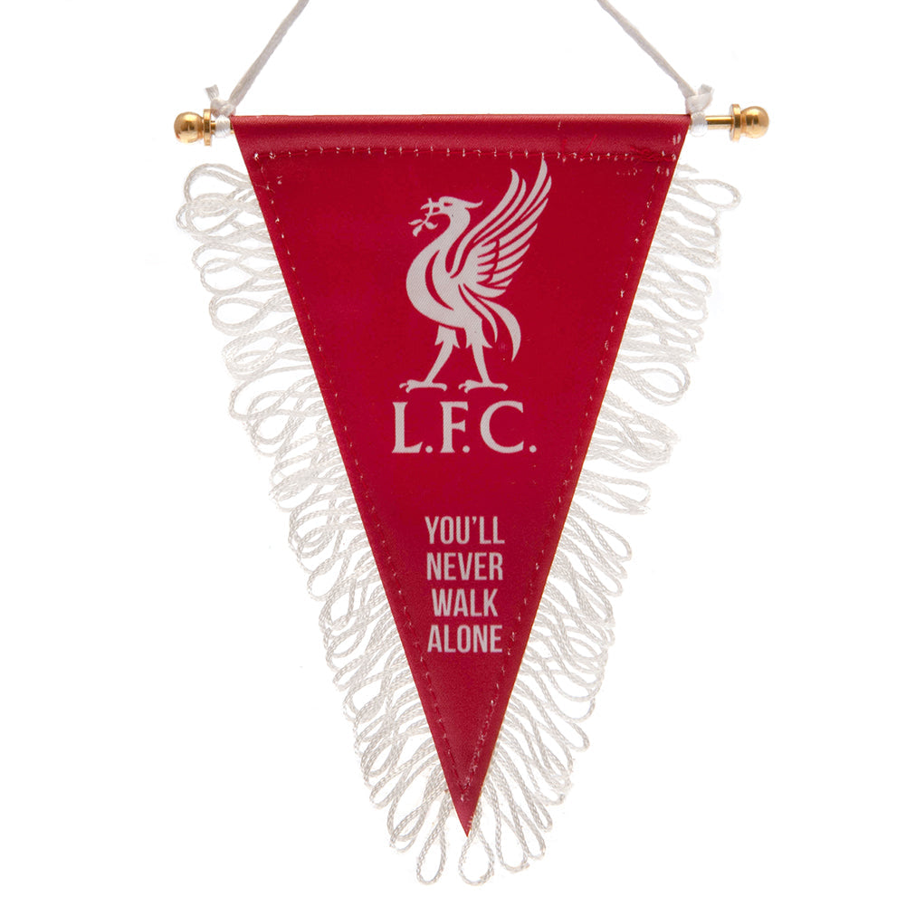 Liverpool FC Triangular Mini Pennant - Shop Flags & Banners At Gift Moments - 1