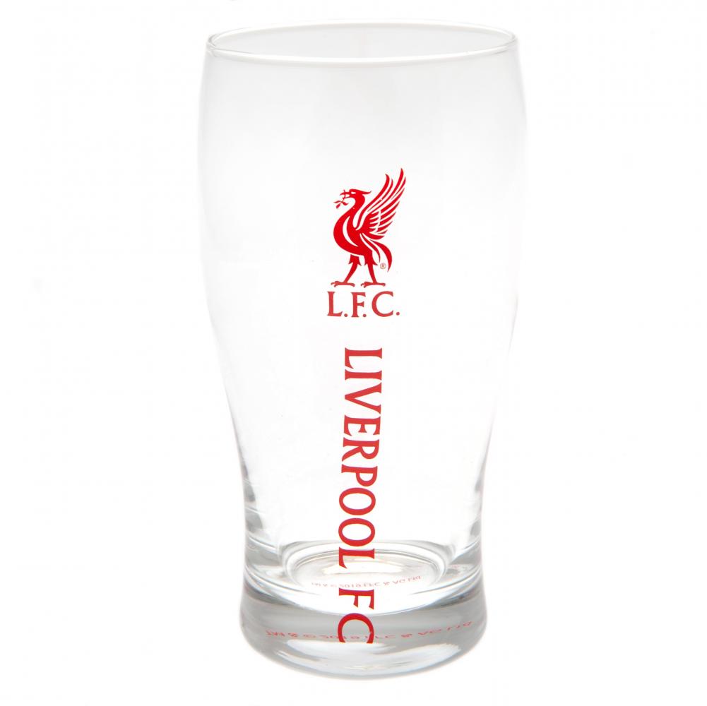 Liverpool FC Tulip Pint Glass - Shop Glassware At Gift Moments - 1