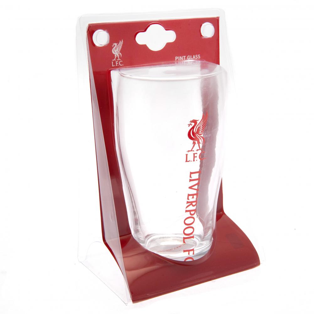 Liverpool FC Tulip Pint Glass - Shop Glassware At Gift Moments - 3