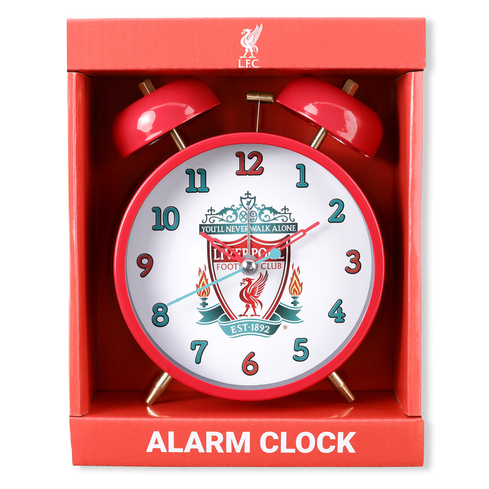 Liverpool FC Twin Bell Alarm Clock: 3 - Clocks By Liverpool