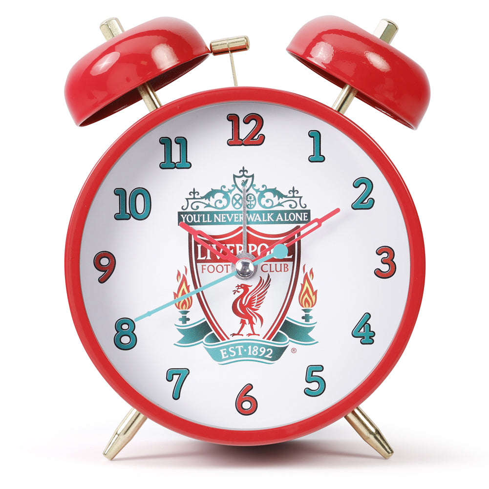 Liverpool FC Twin Bell Alarm Clock: 1 - Clocks By Liverpool