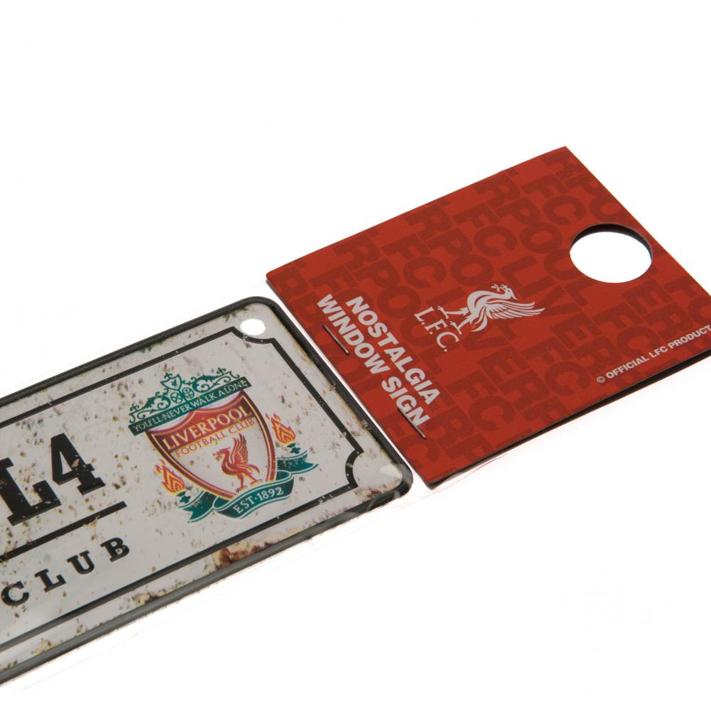 Liverpool FC Retro Window Sign - Shop Signs & Plaques At Gift Moments - 3