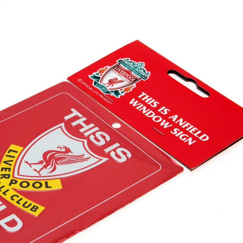 Liverpool FC This Is Anfield Window Sign - Shop Signs & Plaques At Gift Moments - 3
