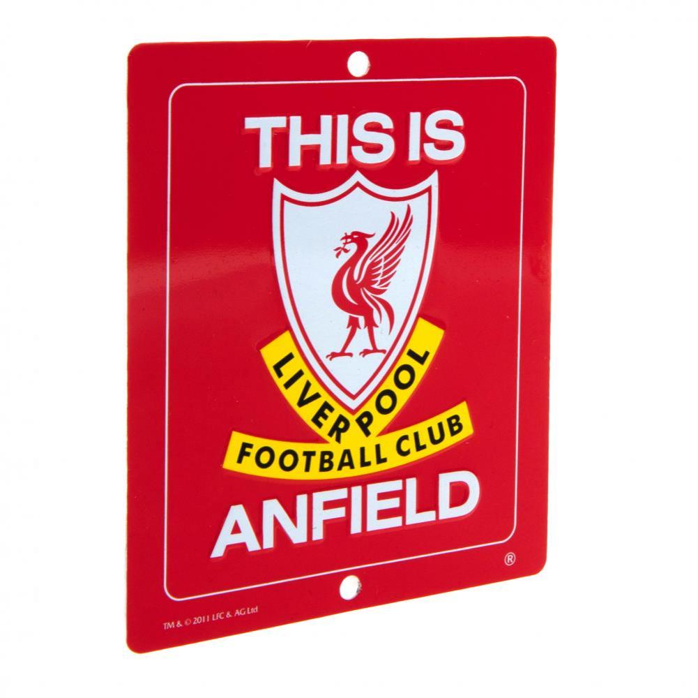 Liverpool FC This Is Anfield Window Sign - Shop Signs & Plaques At Gift Moments - 2