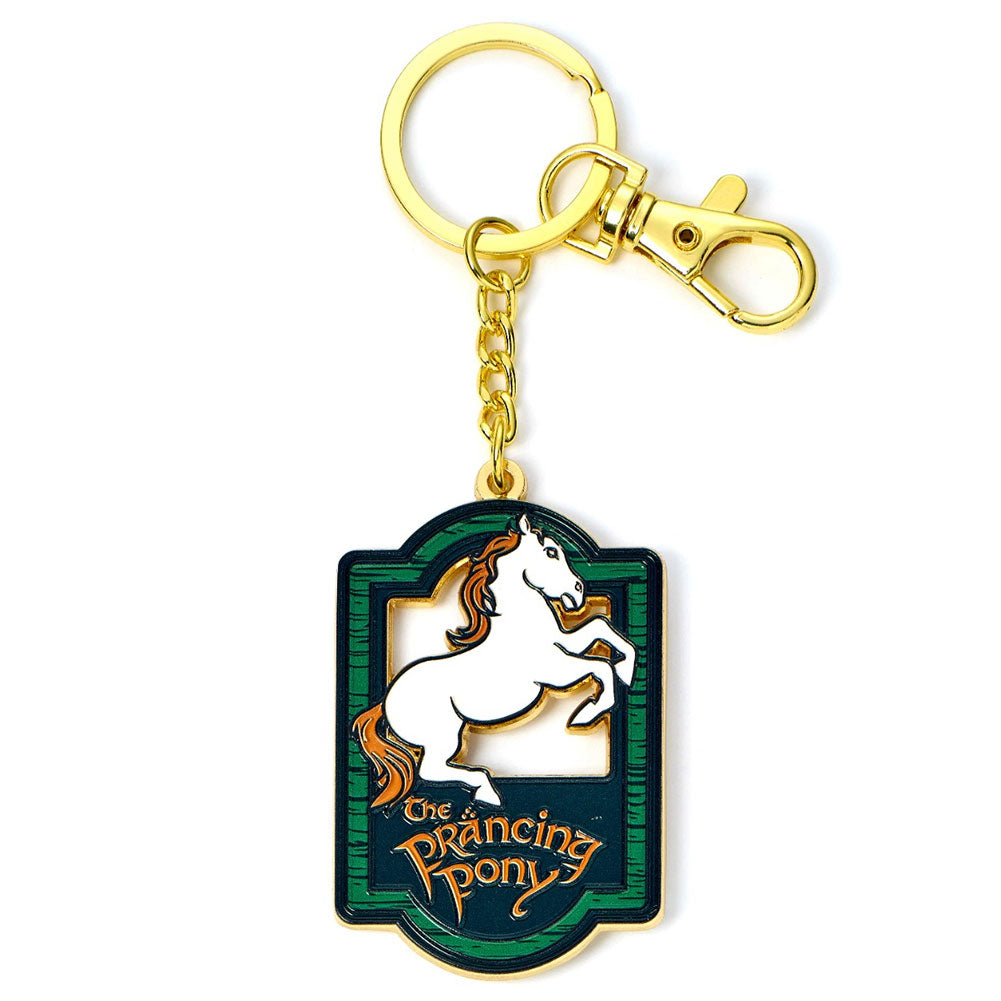 The Lord Of The Rings Charm Keyring Prancing Pony: 2 Keyrings By The Lord Of The Rings