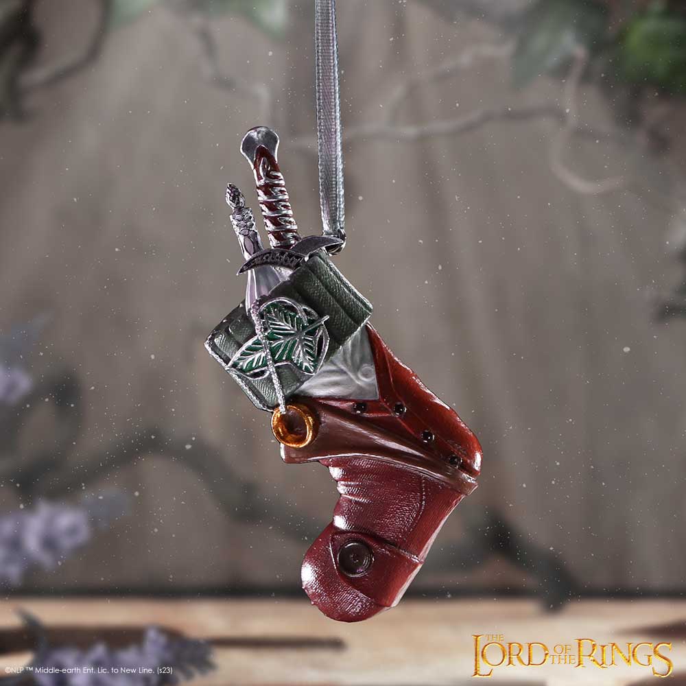 The Lord of the Rings Frodo Stocking Hanging Ornament - Shop Decorations At Gift Moments - 1