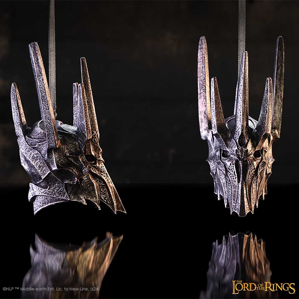 The Lord of the Rings Helm of Sauron Hanging Ornament - Shop Decorations At Gift Moments - 2