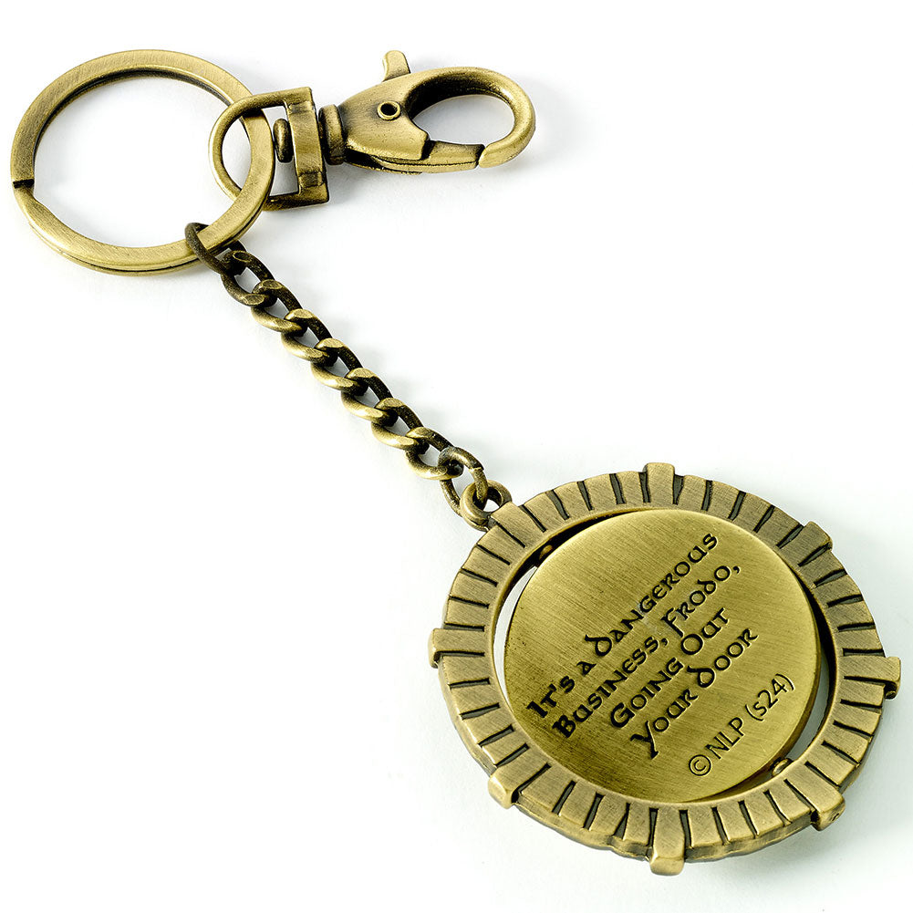 The Lord Of The Rings Hobbit Door Spinner Keyring: 4 - Keyrings By The Lord Of The Rings