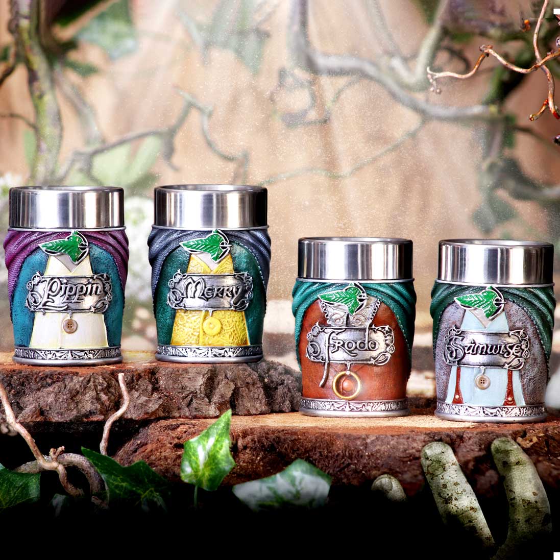 The Lord of the Rings Hobbit Shot Glass Set - Shop Shot Glasses At Gift Moments - 1