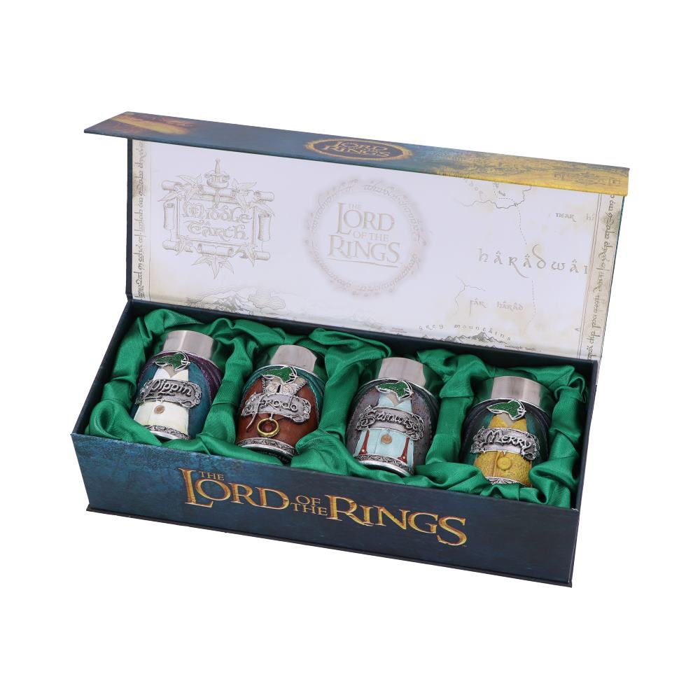 The Lord of the Rings Hobbit Shot Glass Set - Shop Shot Glasses At Gift Moments - 2