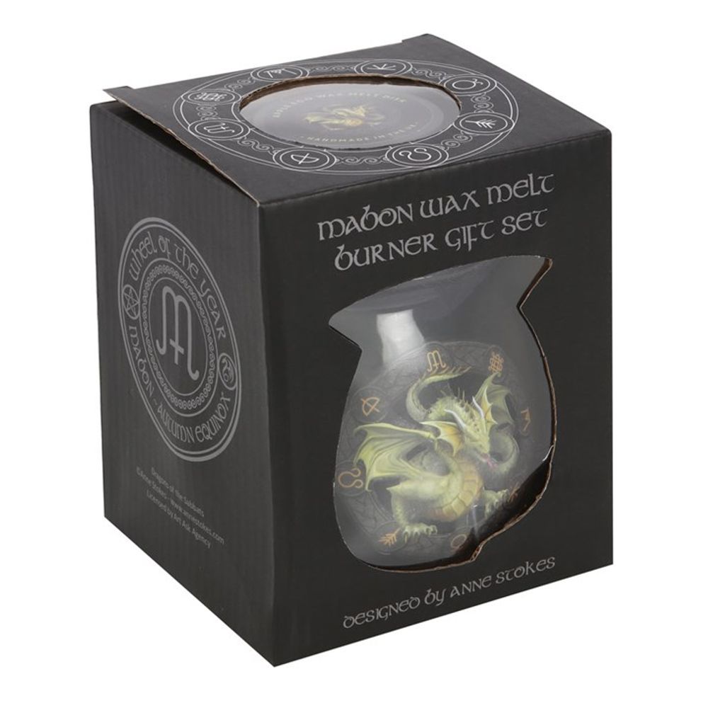 Mabon Wax Melt Burner Gift Set by Anne Stokes: 5 - Oil & Wax Burners By Gift Moments