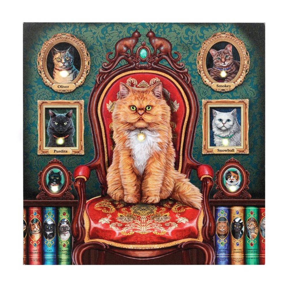 Mad About Cats Light Up Canvas By Lisa Parker: 2 - Wall Art By Gift Moments