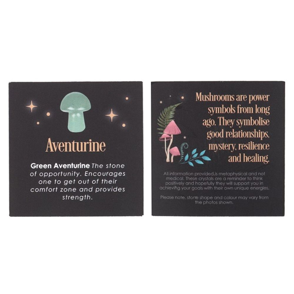 Magical Aventurine Crystal Mushroom: 4 - By Gift Moments