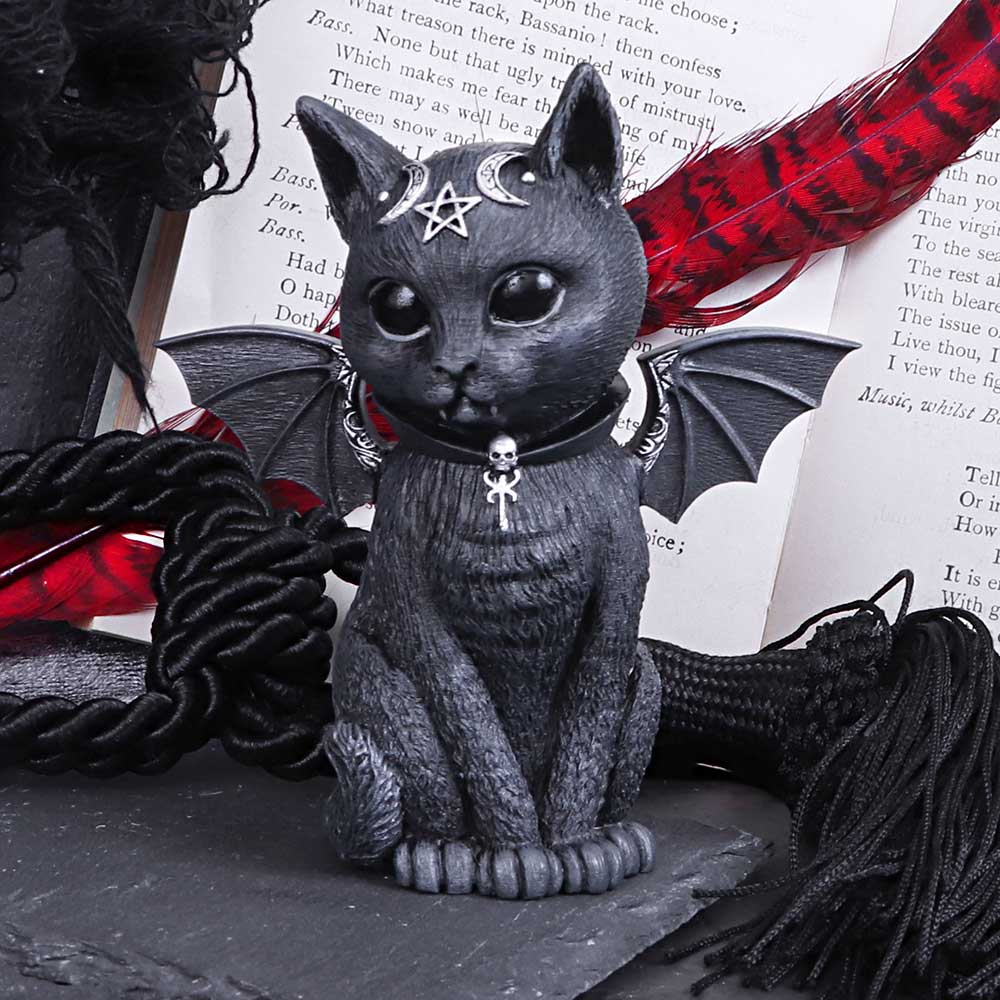 Malpuss Winged Occult Cat Figurine: 1 - Figures & Collectables By NN Designs