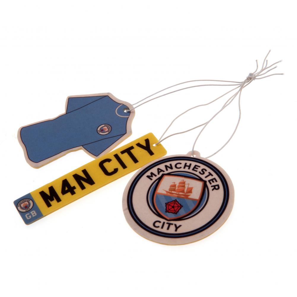 Manchester City FC 3pk Air Freshener: 2 - Car Accessories By Manchester City