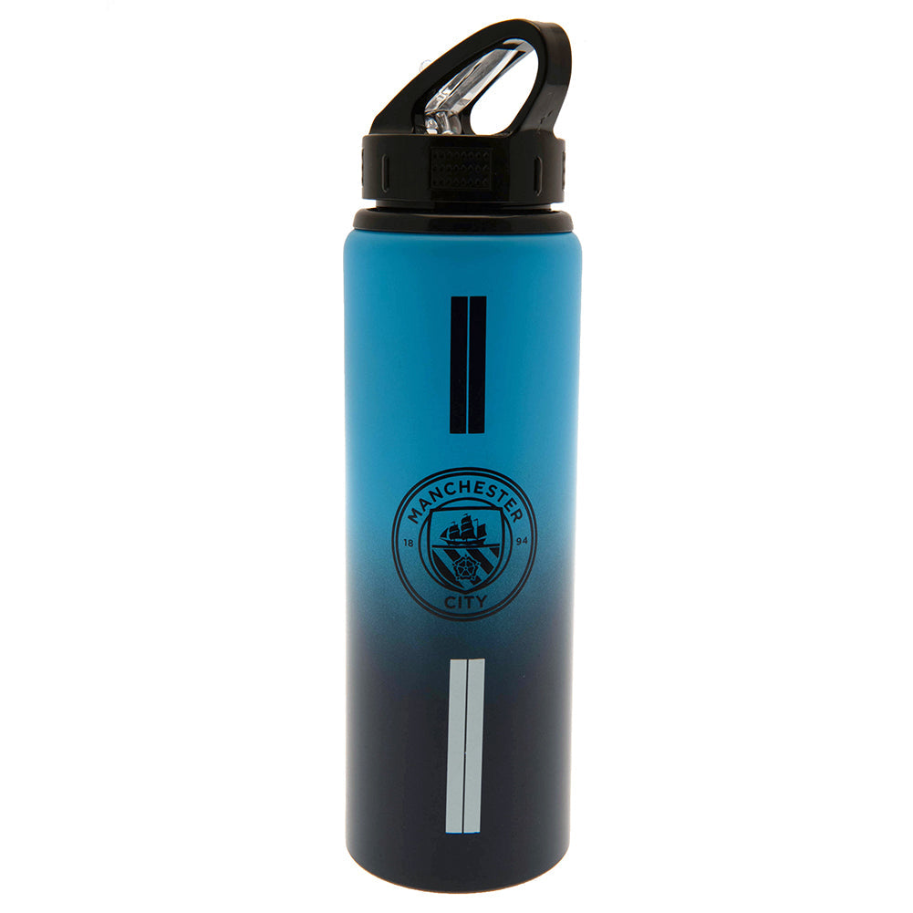 Manchester City FC Aluminium Drinks Bottle ST - Shop Water Bottles At Gift Moments - 1