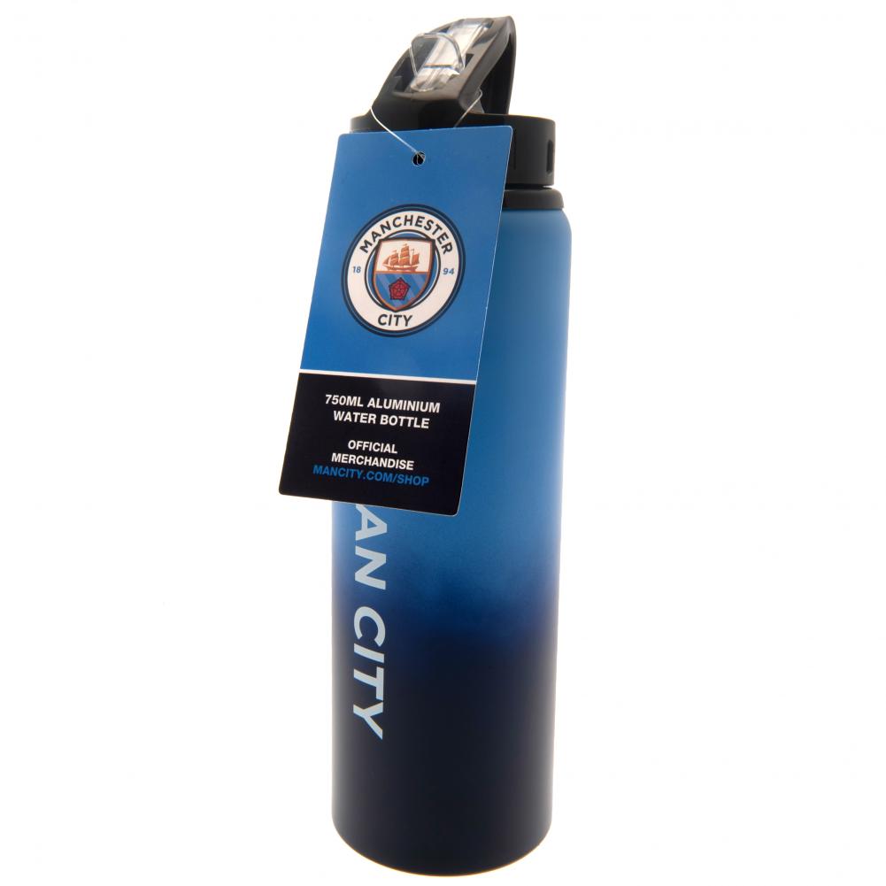 Manchester City FC Aluminium Drinks Bottle XL: 2 - Water Bottles By Manchester City