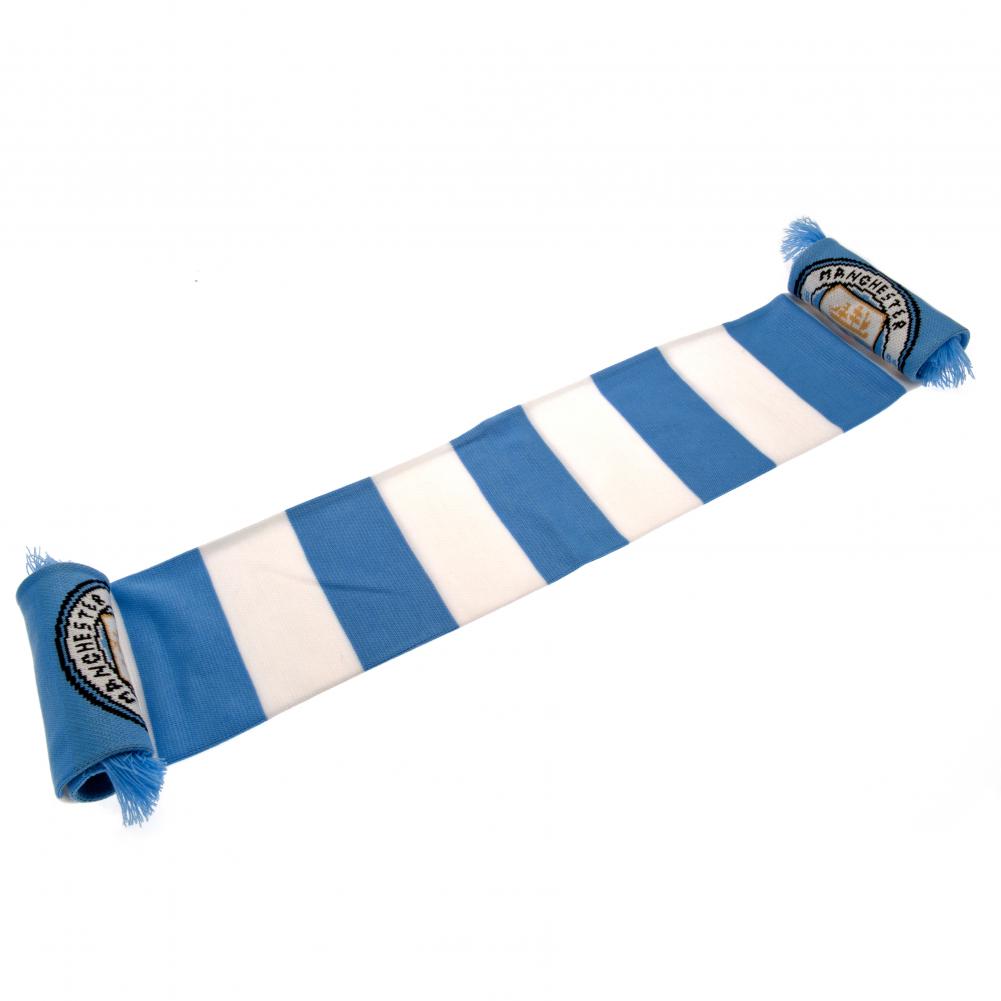Manchester City FC Bar Scarf: 1 - Scarves By Manchester City