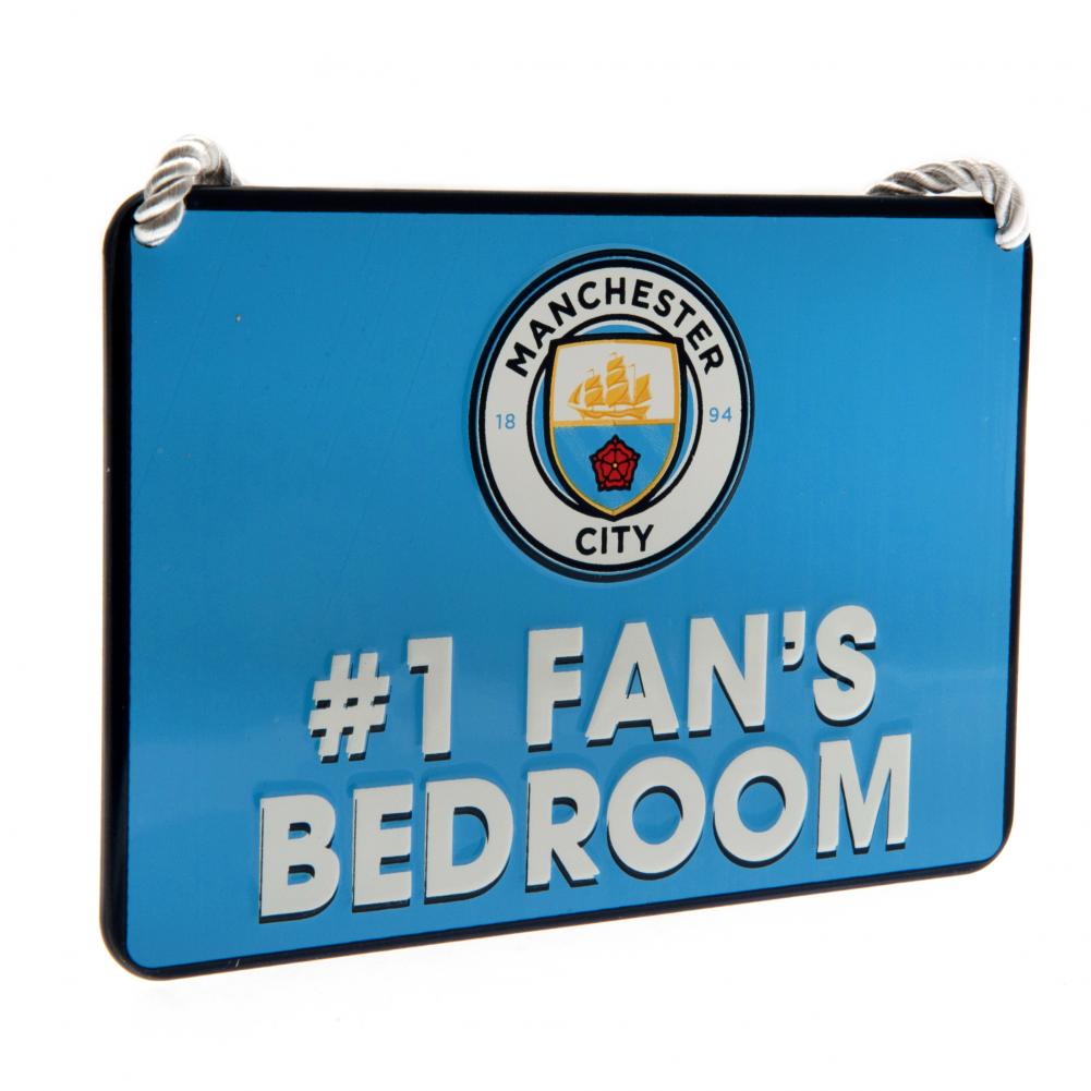 Manchester City FC Bedroom Sign No1 Fan: 1 - Bedroom By Manchester City