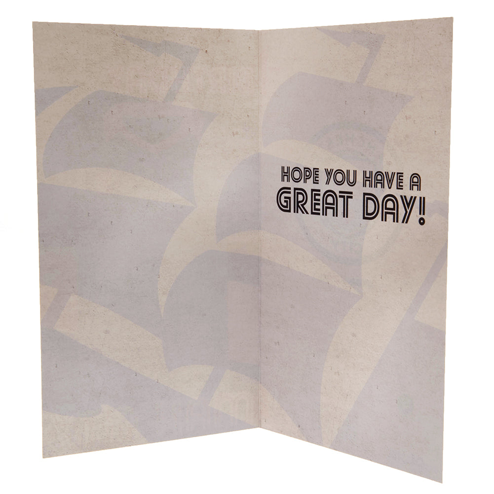 Manchester City FC Retro Shirt Birthday Card: 3 - Greeting Cards By Manchester City